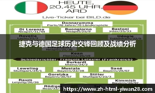捷克与德国足球历史交锋回顾及战绩分析